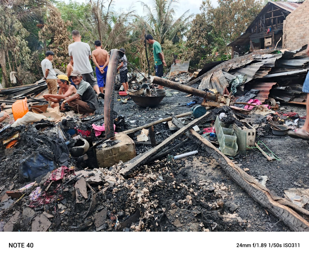 5 Rumah di Sungai Menang OKI Hangus Terbakar, Kerugian Ratusan Juta Rupiah