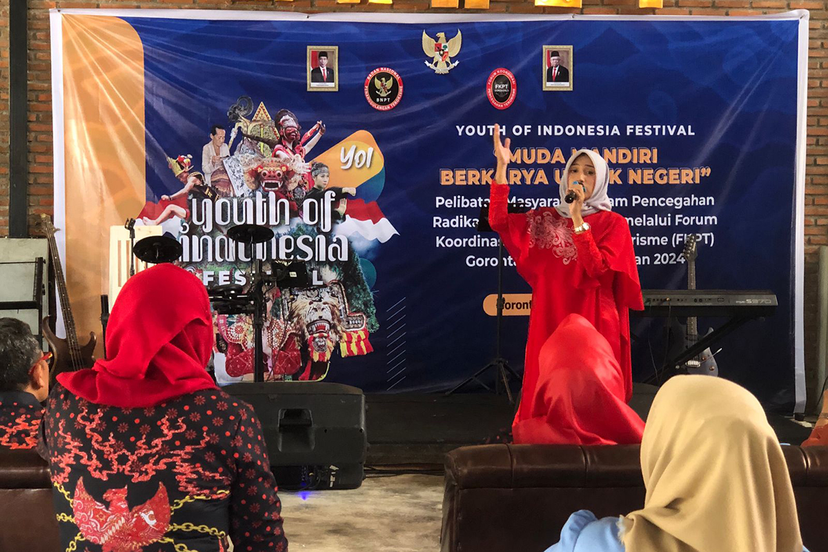 BNPT Youth of Festival 2024: Pemuda Gorontalo Bersatu dalam Semangat Nasionalisme