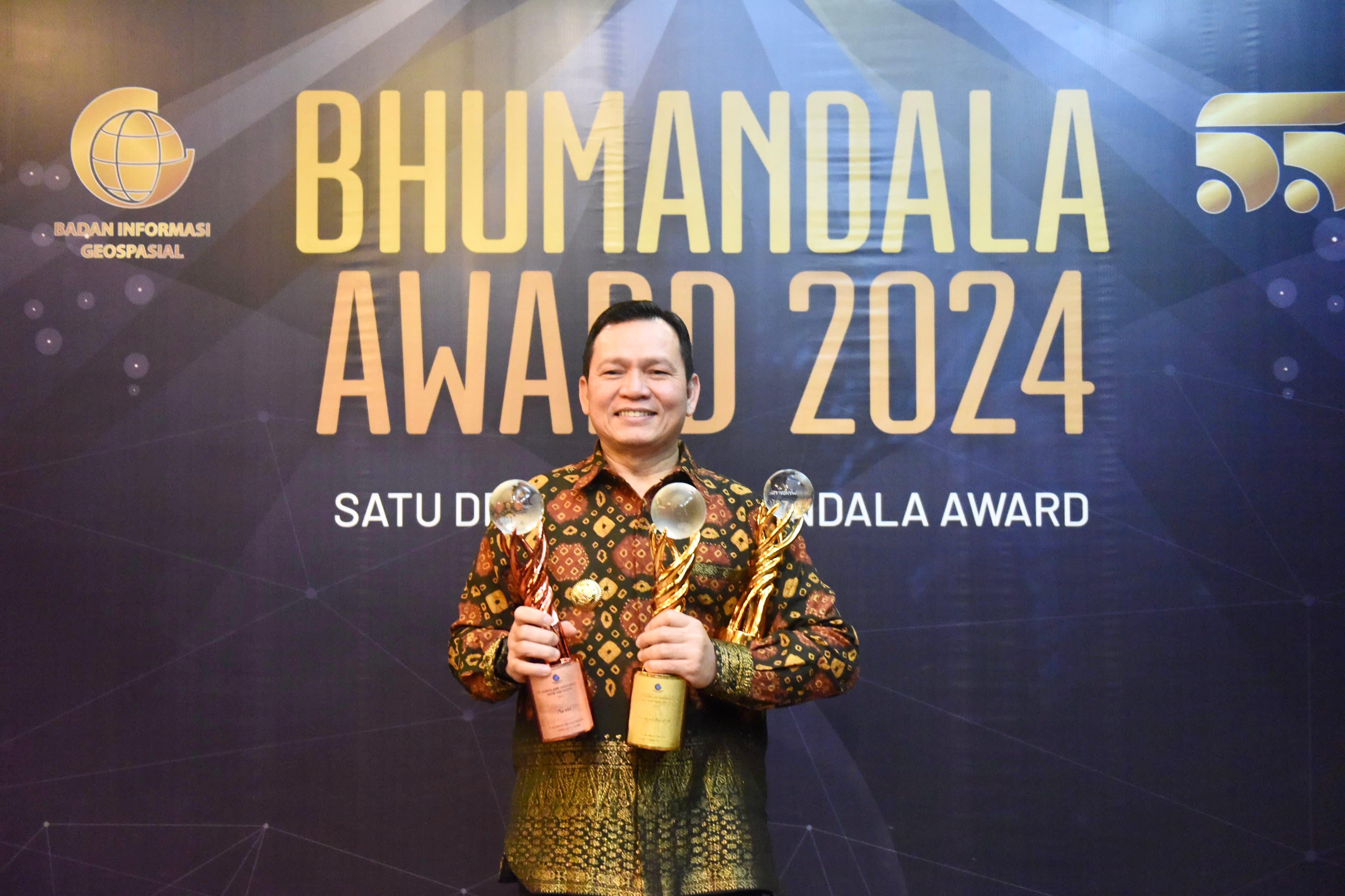 Keren! Pemprov Sumsel Borong 3 Penghargaan Bergengsi di Ajang Bhumandala Award 2024