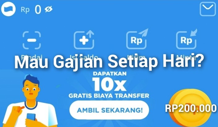 Mau Gajian Setiap Hari? Yuk Klaim Link Saldo DANA Kaget Rp220.000 'No Ribet-Ribet'