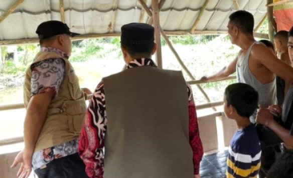 Warga Tanah Mas Banyuasin Digegerkan Kemunculan Buaya Sepanjang 4 Meter