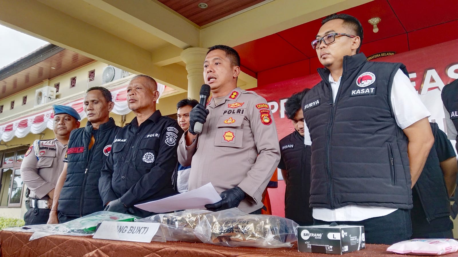 BRAVO! Sat Res Narkoba Polres Ogan Ilir Berhasil Gagalkan Peredaran Sabu 2 Kg Jaringan Internasional