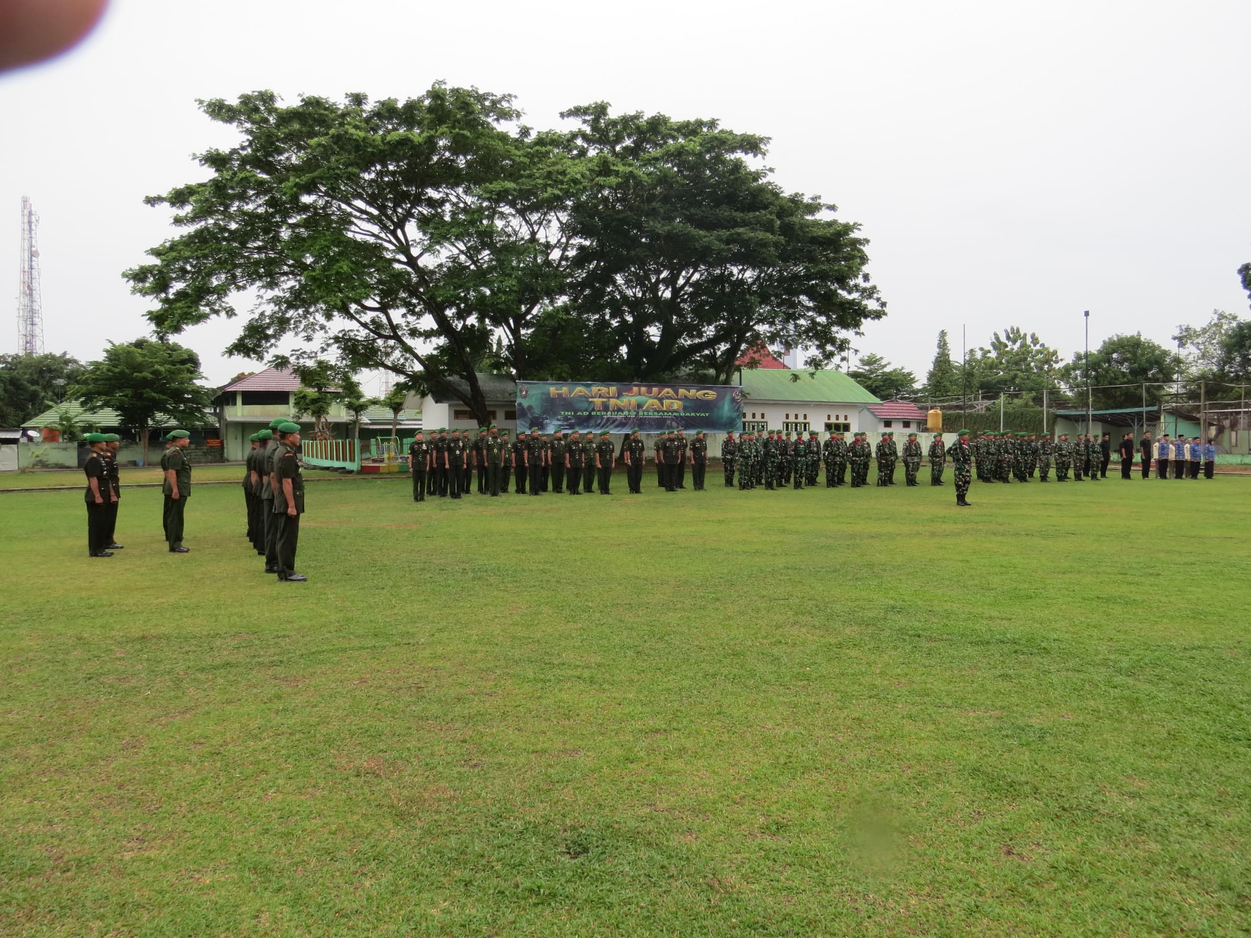 Dandim 0402/OKI Pimpin Upacara Peringatan Hari Juang TNI AD, Ini Pesan Disampaikan