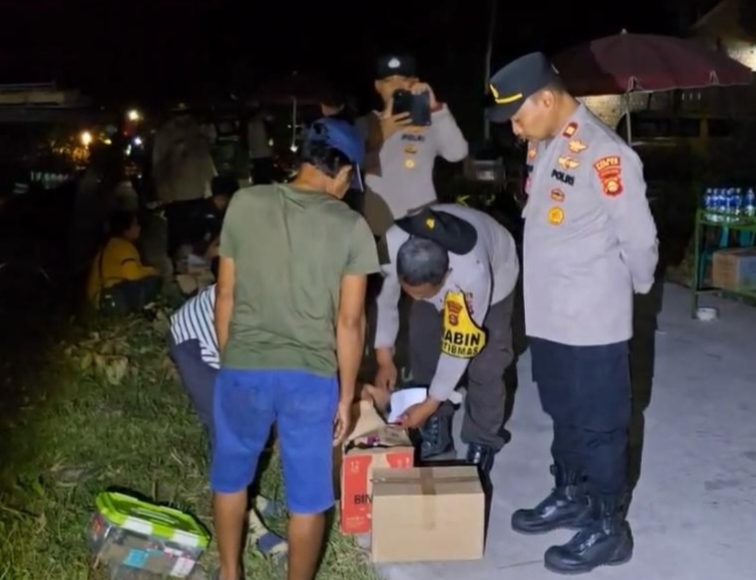 Amankan 20 Dus Miras dari Lokasi Hiburan, Polsek Tanjung Batu Ogan Ilir Berhasil Tekan Tindak Pidana Pekat