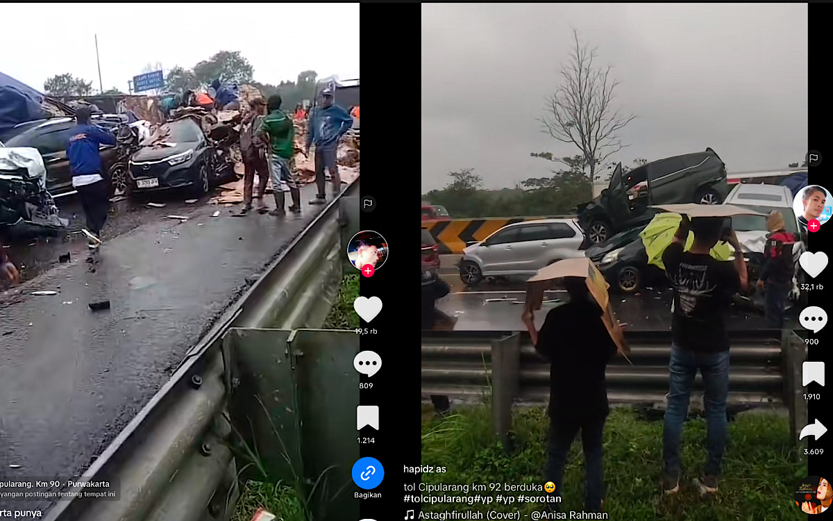 Kecelakaan Tol Cipularang Salah Oknum Sopir Truk, Disana Ada Jalur Darurat Tapi Lebih Memilih di Kanan 