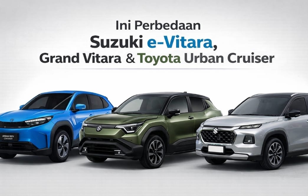 Akhirnya Suzuki Punya Mobil Listrik di 2026, Ini Bedanya e-Vitara dengan Grand Vitara dan Urban Cruiser
