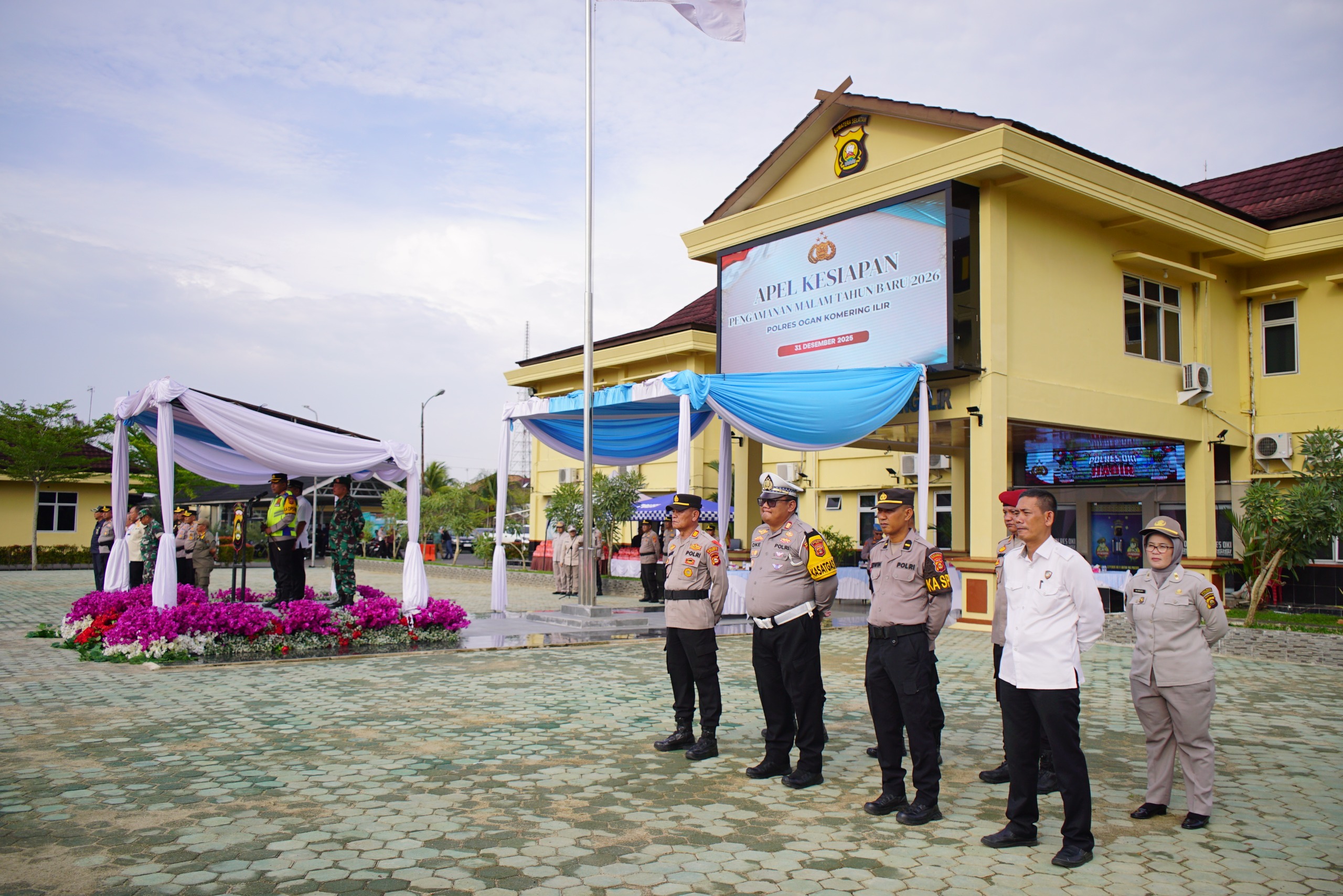 Polres OKI Siapkan Pengamanan Terpadu Malam Tahun Baru 2026