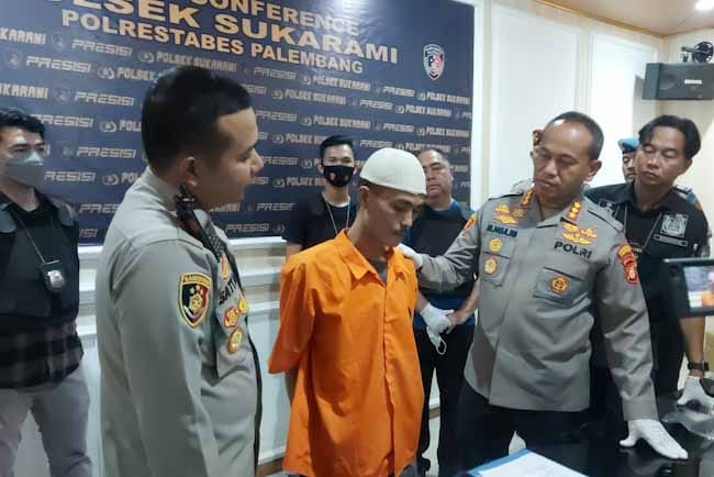 Polsek Sukarami Ringkus DPO Anton Sujarwo, Rampas Motor Warga Sebelum Kabur Usai Membunuh