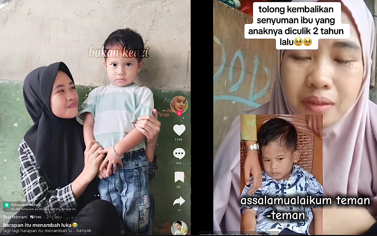 Ibu Kenzie Temui Bocah Yang Mirip Anaknya Yang Hilang 2 Tahun Lalu, Meski Harapan Itu Malah Menambah Luka 