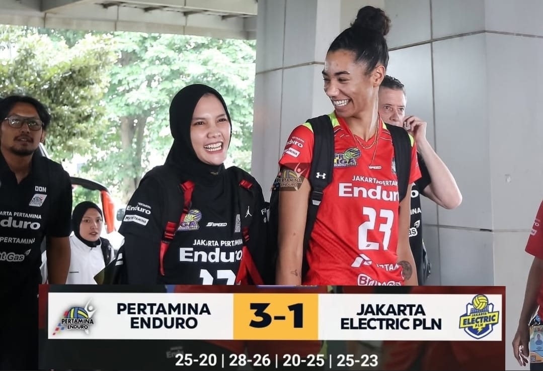 Dramatis, Pertamina Enduro Taklukkan Jakarta Electric PLN 3-1 di Laga Pembuka Final Four Proliga 2025