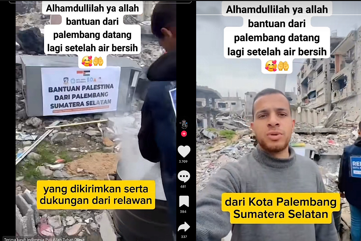 Bantuan Palembang Masuk ke Palestina, Sebuah Tamparan Para Penghujat Rendang