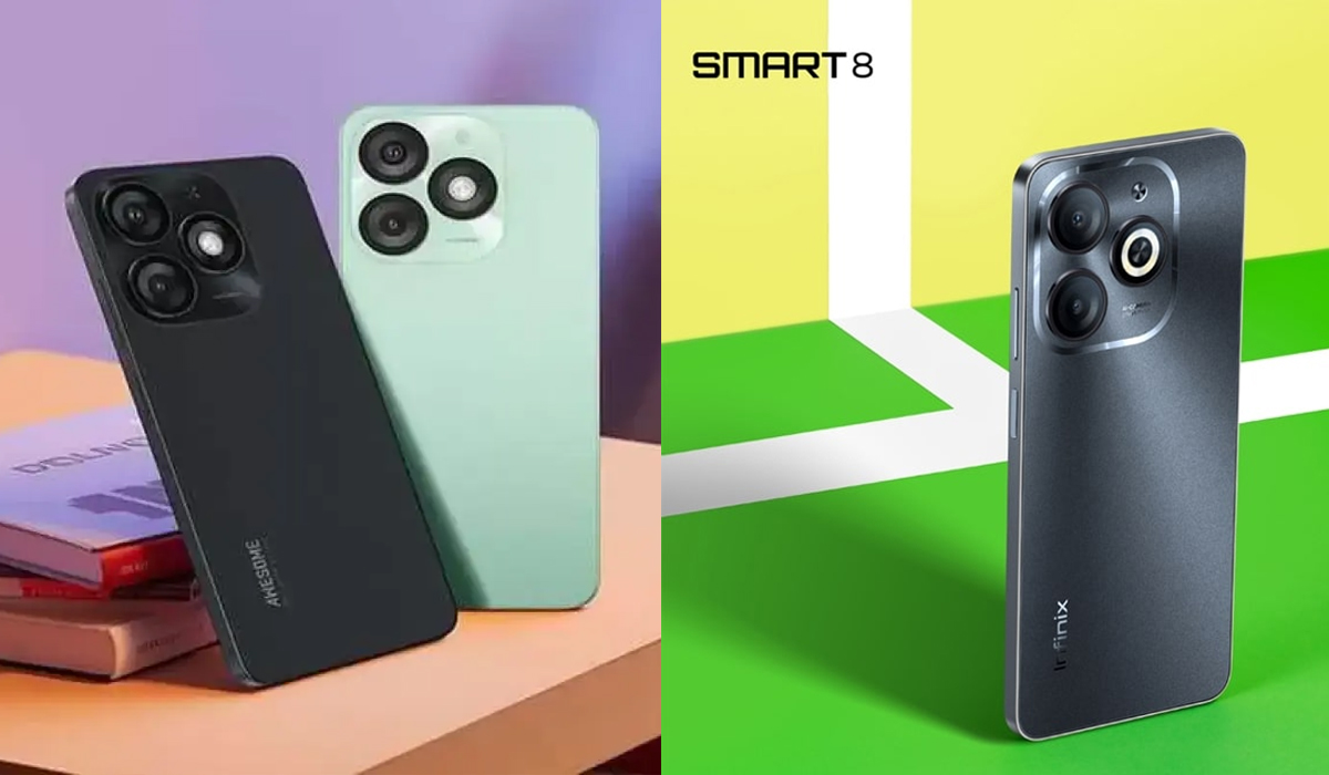 Adu Sengit itel A50 VS Infinix Smart 8, Duel HP Murah Harga di Bawah Rp1 Jutaan, Mending Mana?