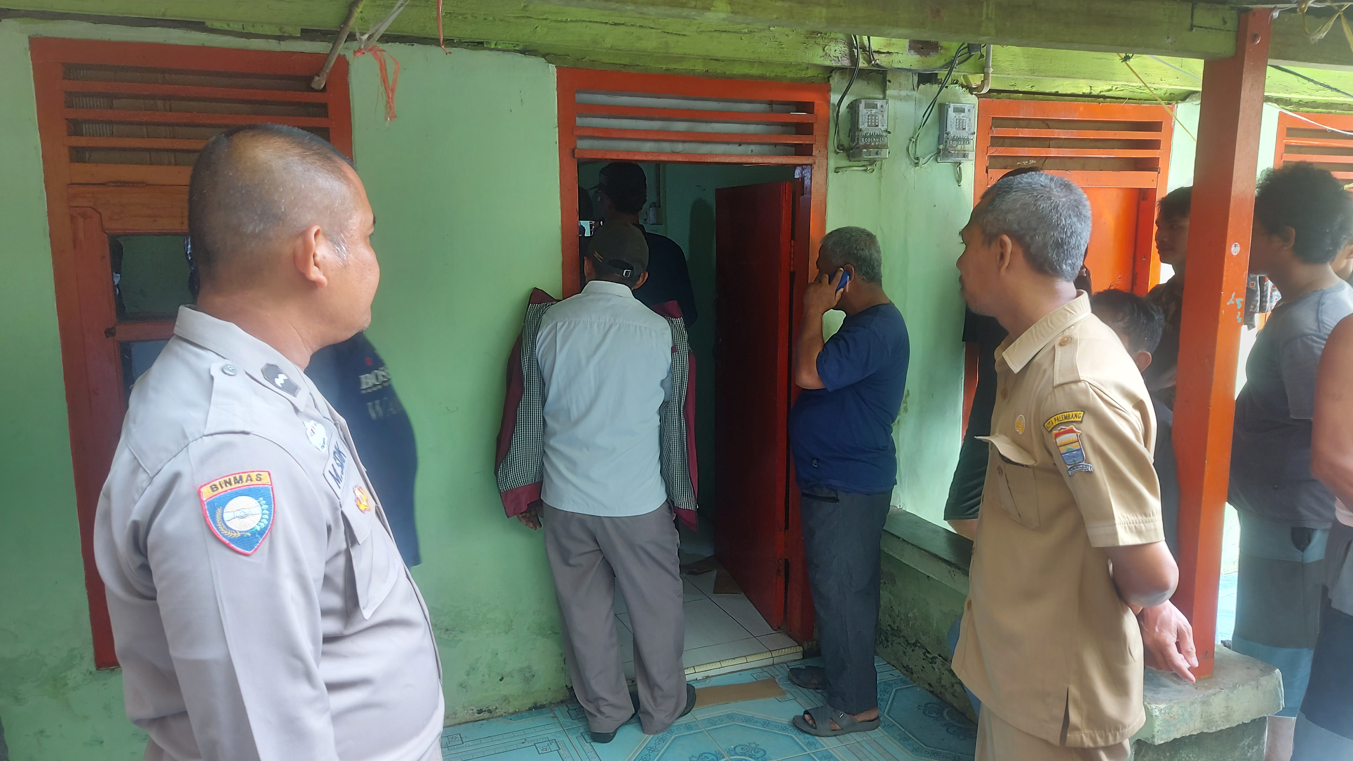Pria Lajang di Sukarami Palembang Ditemukan Tewas di Dalam Rumah Bedeng