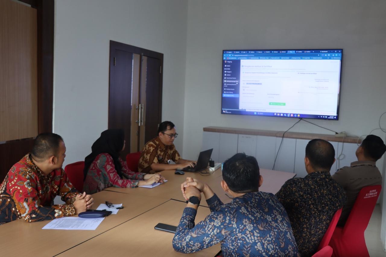 Kemenkum Sumsel Matangkan Sistem Digital Magang dan Izin Penelitian