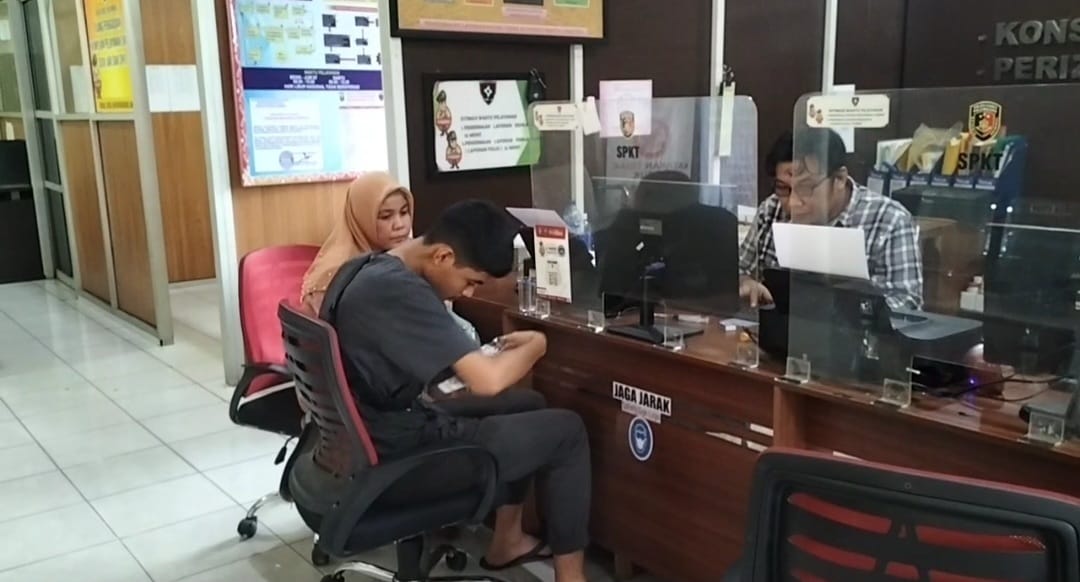 Motor Dilarikan Teman, Remaja di Palembang Ajak Ibu Lapor Polisi 