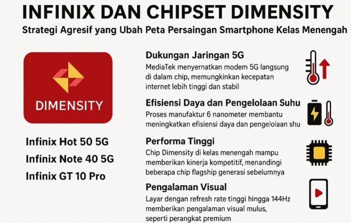 Infinix dan Chipset Dimensity: Strategi Agresif yang Ubah Peta Persaingan Smartphone Kelas Menengah
