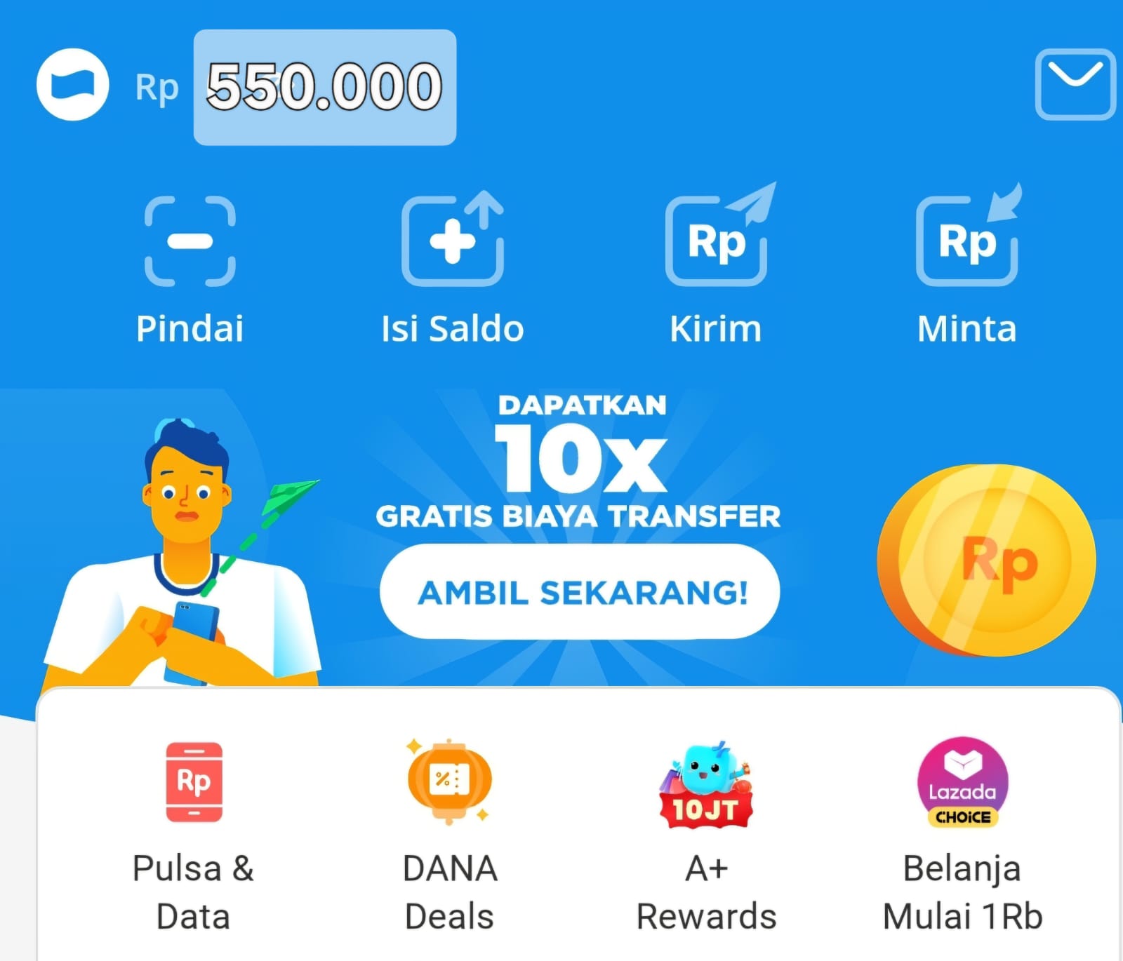 Pengen Rasain Gajian Tiap Hari, Gunakan Link Terbaru DANA Kaget, Klaim Rp 550.000 Sekarang! 