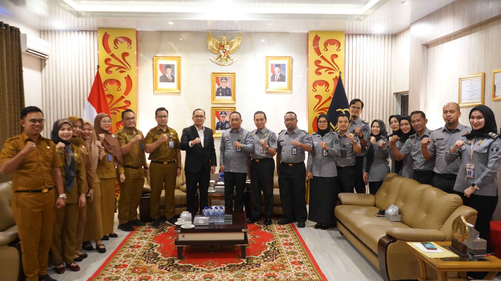 Kemenkum Sumsel Gelar Audiensi dengan Pemprov Sumsel Bahas Percepatan Pembentukan Pos Bantuan Hukum di Desa