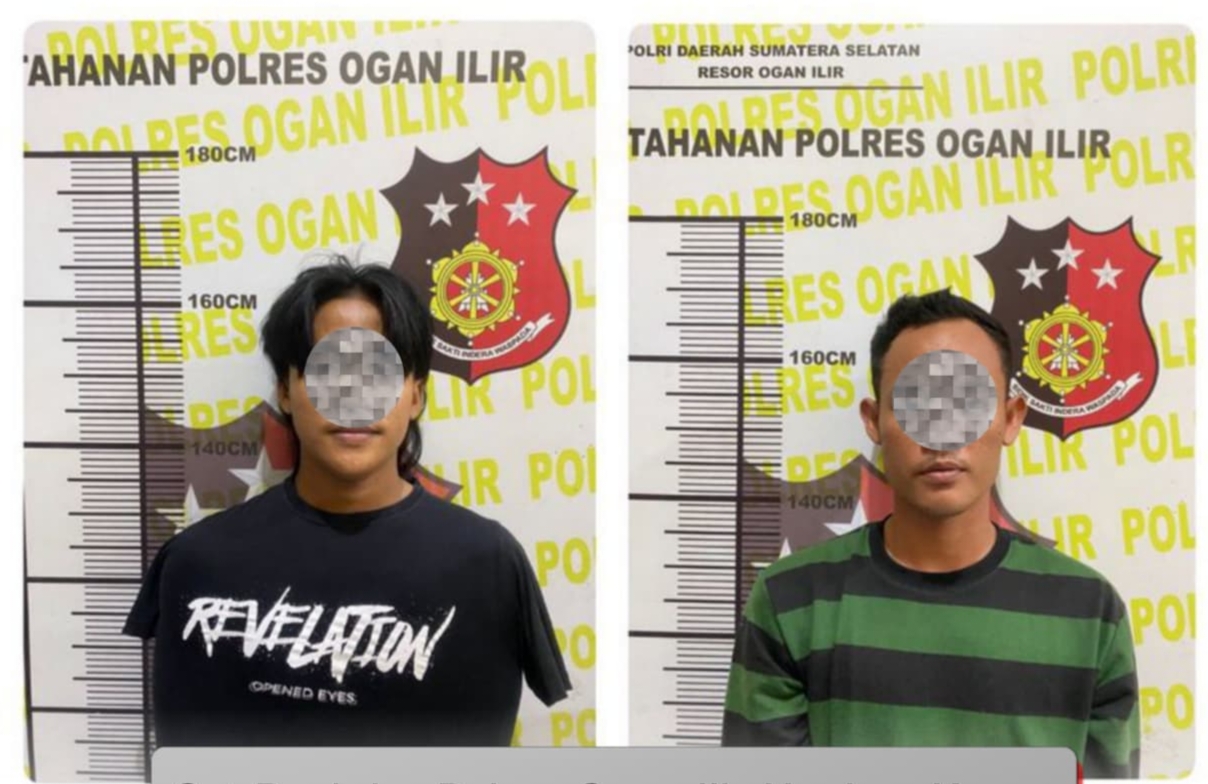 Sat Reskrim Polres Ogan Ilir Tangkap 2 Pelaku Pengeroyokan yang Sebabkan Korbannya Terkena Luka Tusuk
