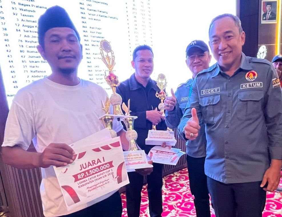 Turnamen Catur Bupati Ogan Ilir Cup 2 Sukses Digelar, Ini Daftar Juaranya!
