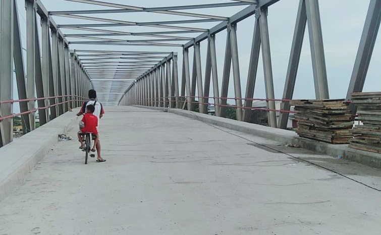 Jembatan Ogan 3, Pegayut Sudah Bisa Dilintasi
