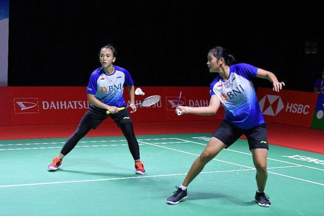 Febriana/Amalia Ganyang Malaysia di 16 Besar Indonesia Open 2021