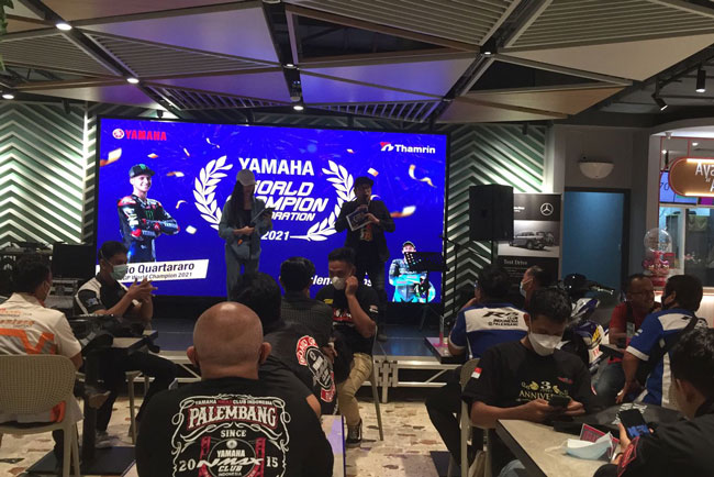 Main Dealer Yamaha Nobar Penampilan Terakhir Rossi