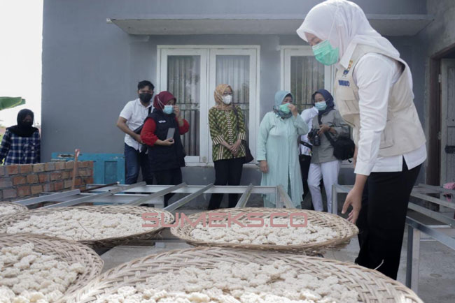 Kunjungi Pengrajin Pempek, ini Janji Finda