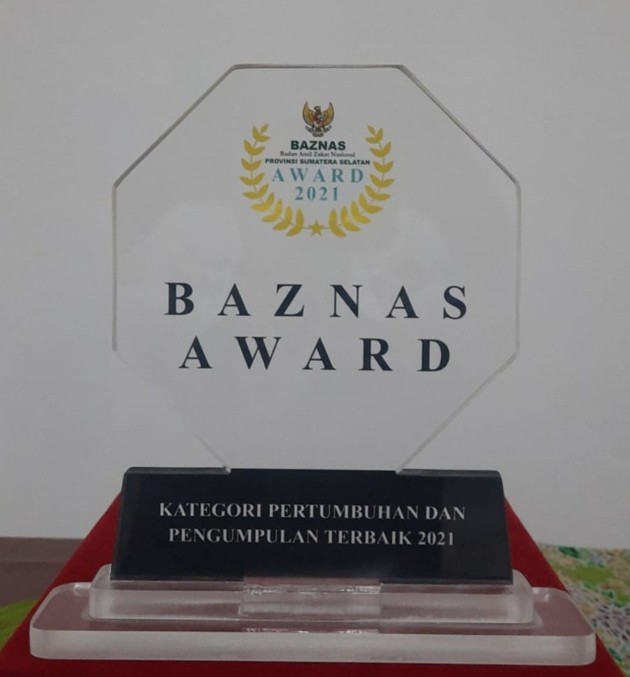 BAZNAS OKI Berhasil Raih Penghargaan BAZNAS Sumsel Award 2021