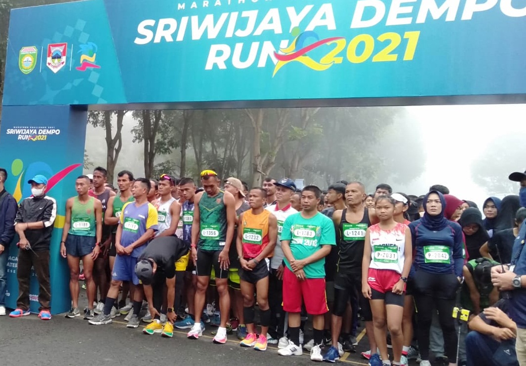 2.460 Pelari Ramaikan Sriwijaya Dempo Run 2021