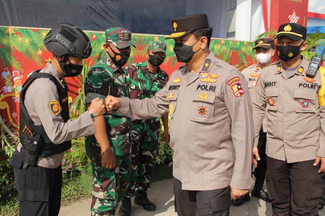 Supervisi Polri Tinjau Posko Ops Lilin Musi 2021 di Wilayah Perbatasan