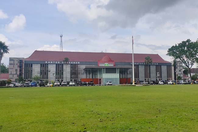 Jati Diri Budaya, Kantor Gubernur Sumsel Pasang Ornamen Tanjak