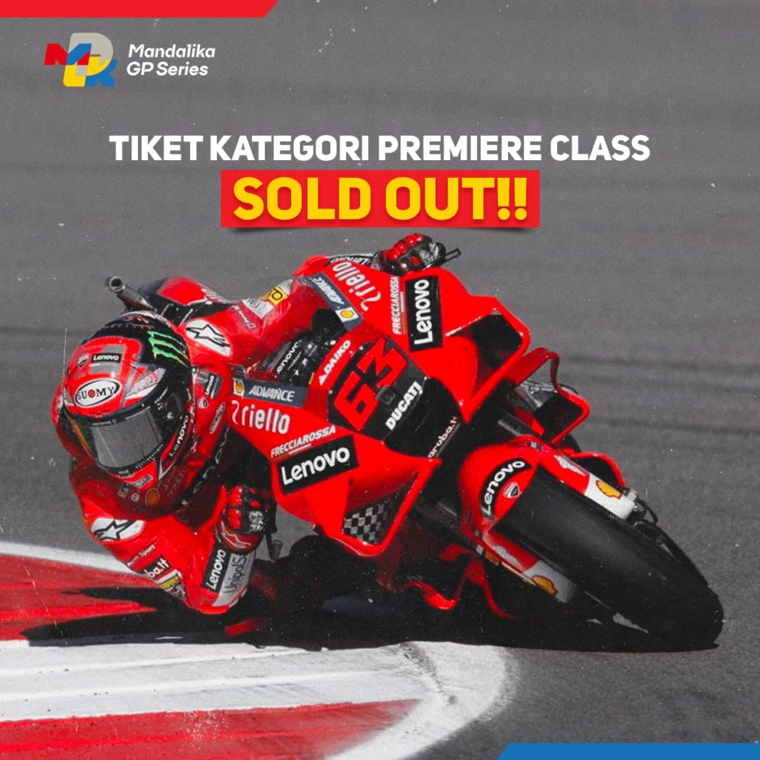 Tiket Premiere Class MotoGP Mandalika Seharga Rp15 juta Ludes Terjual