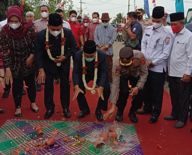 Wujudkan Infrastruktur Bagus, Bupati Banyuasin Resmikan Jl Sukajadi - Pangkalan Benteng