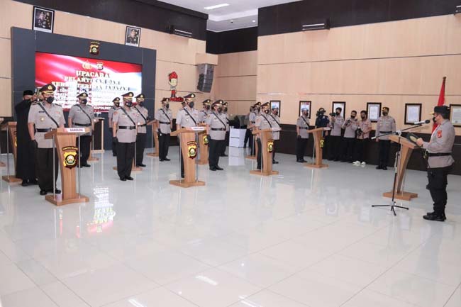 Irjen Pol Toni Harmanto Pimpin Sertijab Kapolrestabes Palembang, PJU dan 6 Kapolres