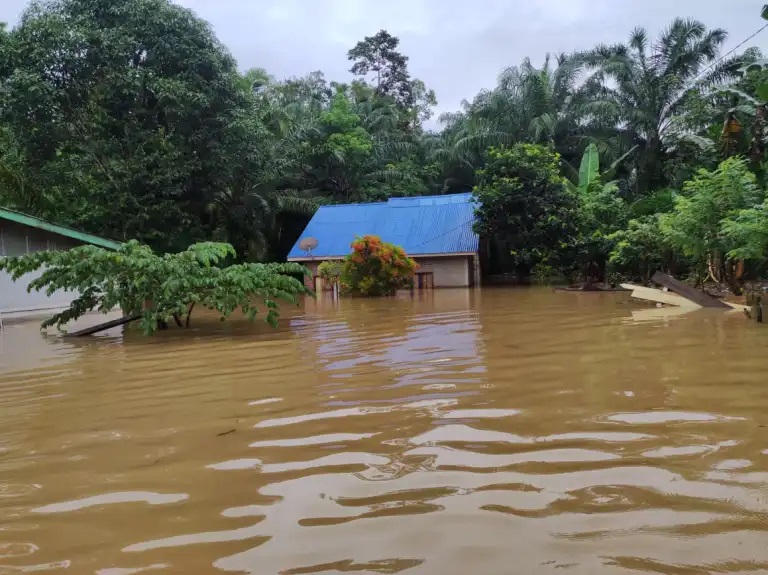 Banjir Rendam Puluhan Rumah di Bengkulu Utara