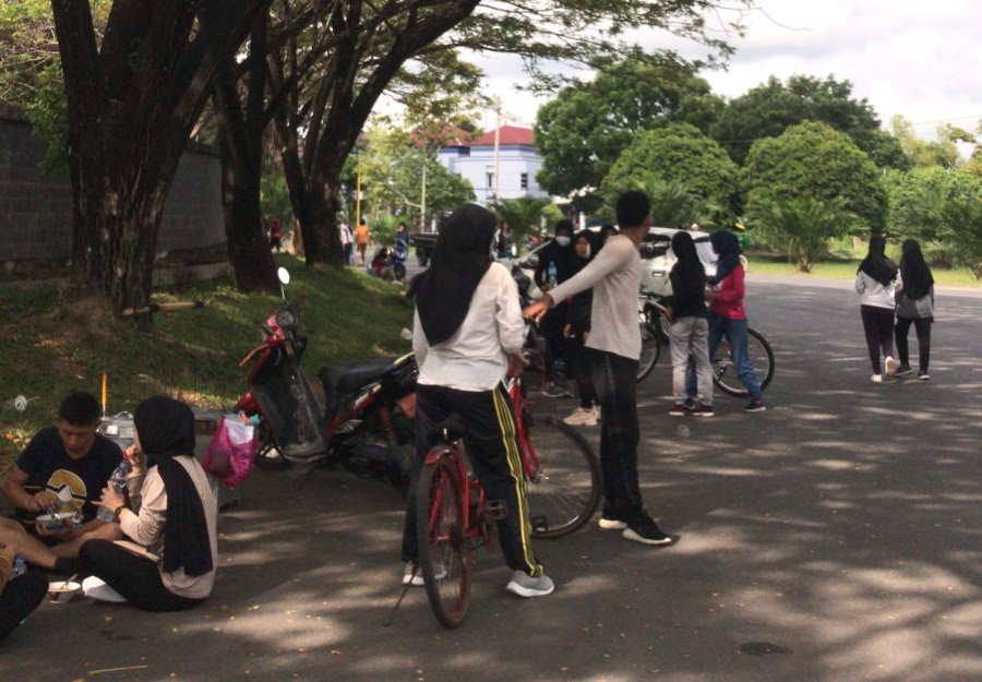 Jaga Kebugaran di Taman Segitiga Emas