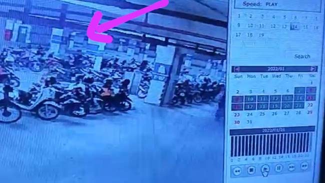 Aksi Curanmor di Mall Terekam Kamera CCTV