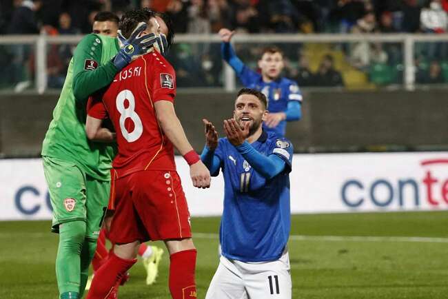 Malapetaka Gol Menit Akhir, Italia Gagal ke Piala Dunia 2022