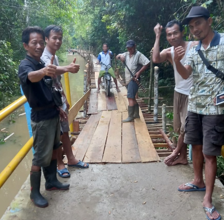 Warga Desa ini Usul Penyelesaian Jembatan Tahap III