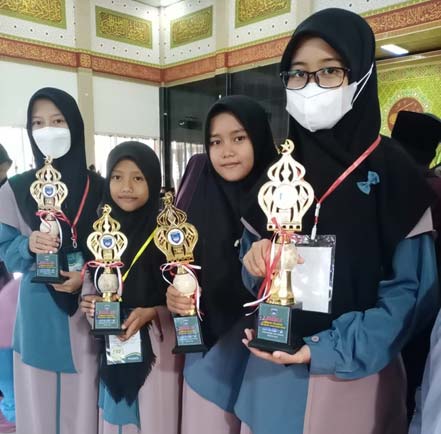 Siswa MTsN 1 OKU Timur Borong Juara di Ajang MTQ Kabupaten