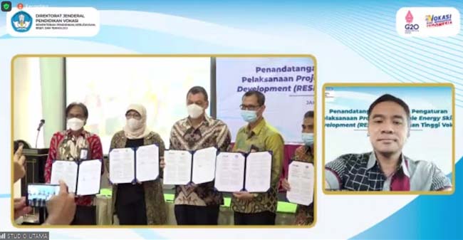 Kemendikbudristek kolabarasi Dengan Kementerian ESDM dalam Inovasi Energi Terbarukan