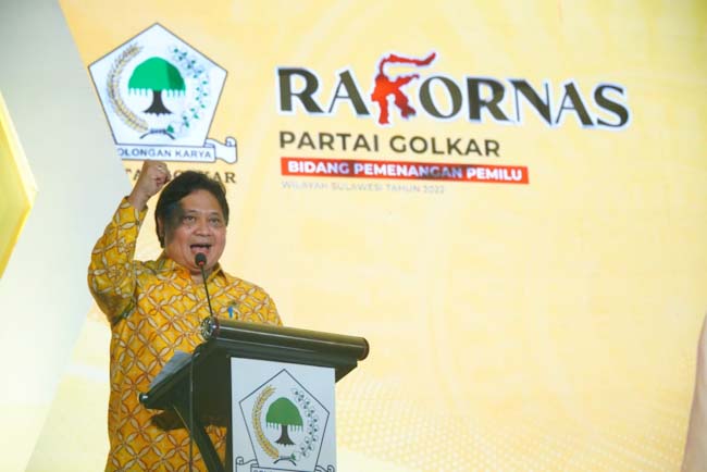 Airlangga: Golkar Harus Menang Mutlak di Indonesia Timur