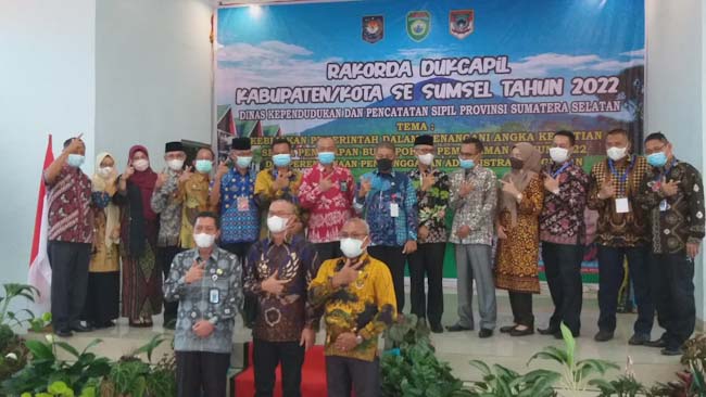 Dukcapil Provinsi Gelar Rakorda Se Sumsel