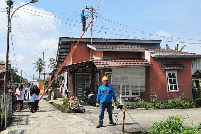 PLN Rayon Ampera Respon Cepat Keluhan Pelanggan