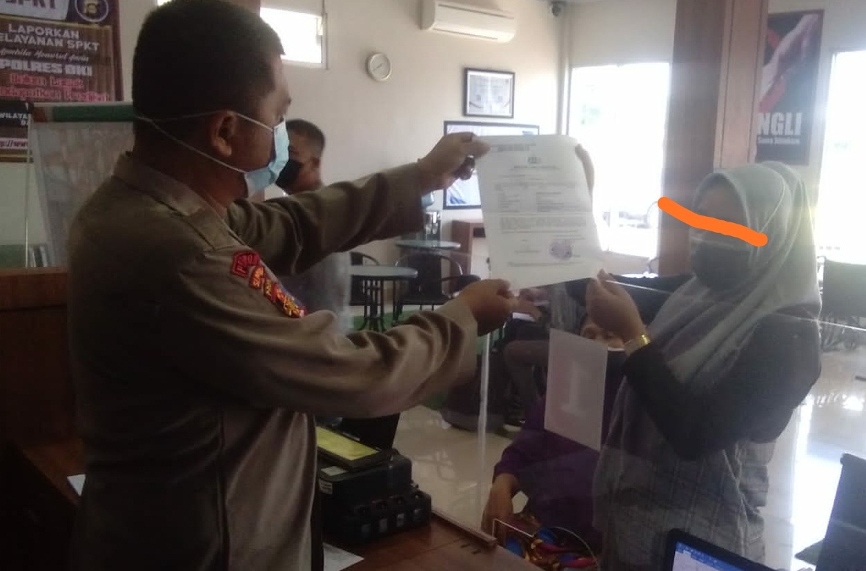 IRT Lapor Telah Diperkosa ke SPKT Polres OKI