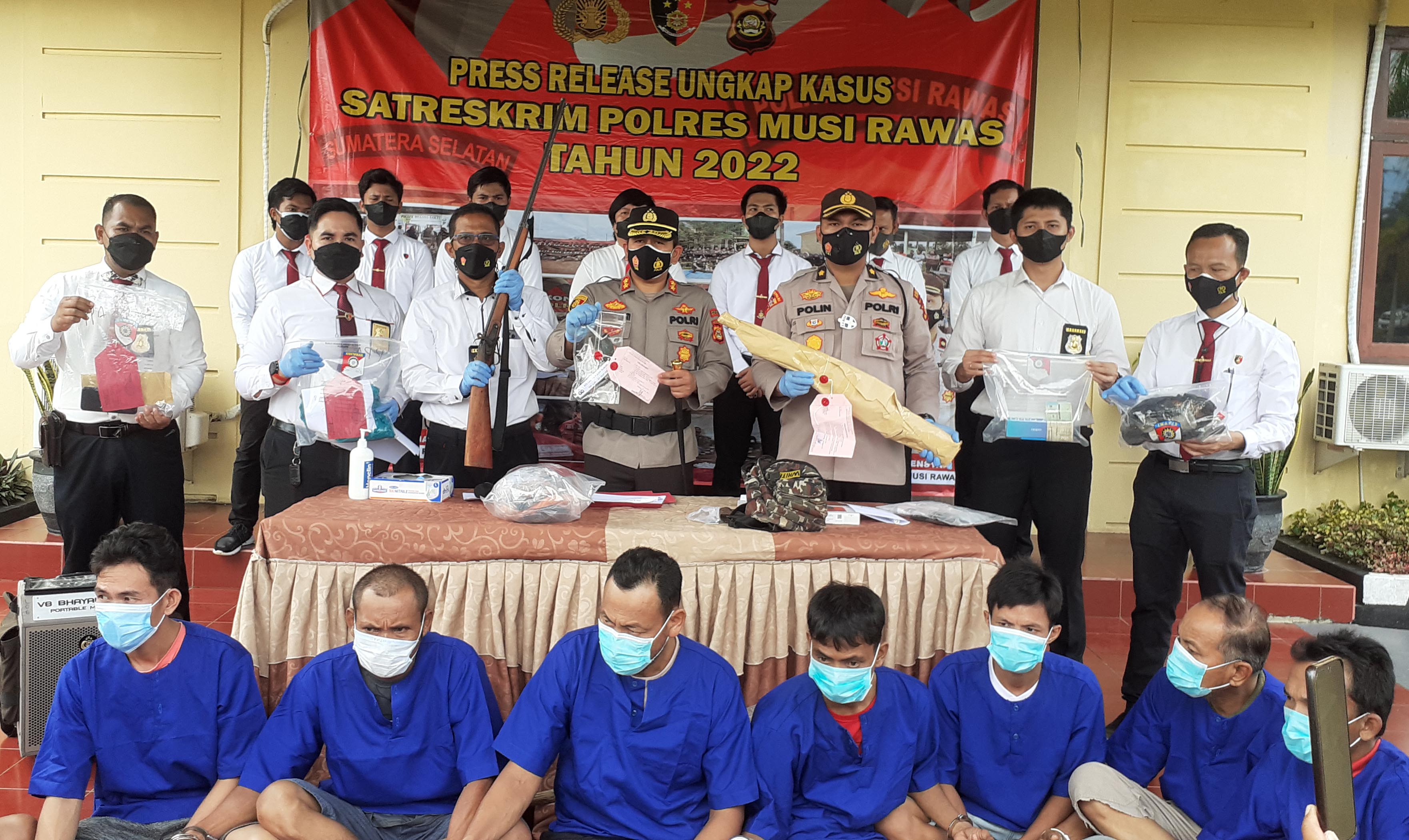 Polres Musi Rawas Rilis 17 Kasus, Hasil Triwulan I 2022