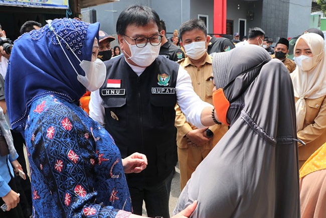 Korban Kebakaran Kemayoran Terima Santunan