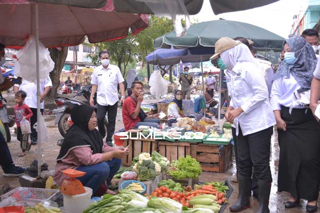 Sidak di Pasar Sako, Temukan Kwetiau Berformalin