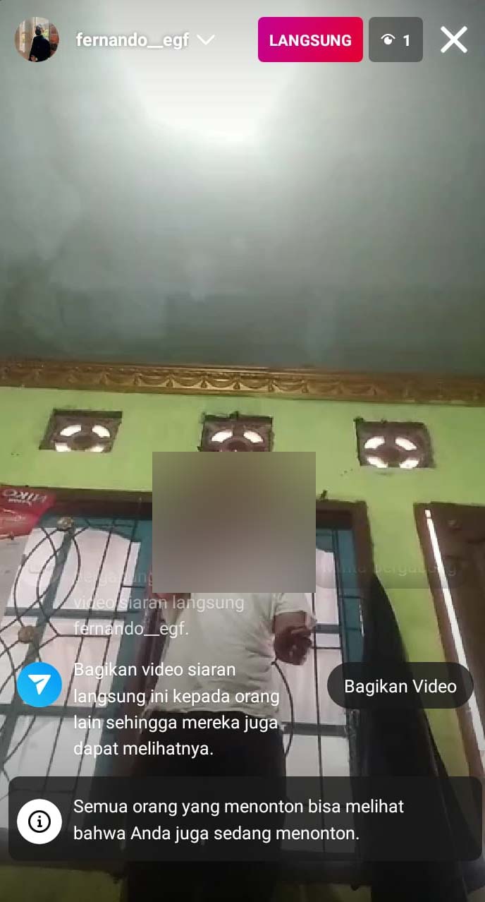 Seorang Pria Siarkan Bunuh Diri di Instagram Live